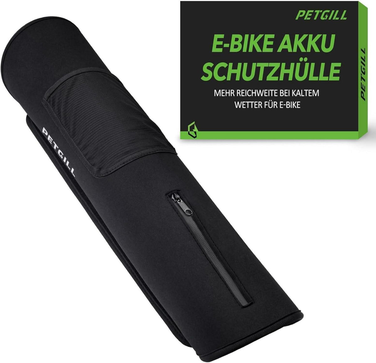E-Bike Akku Schutzhülle 30-54 cm Transportschutz Sichtbarkeit