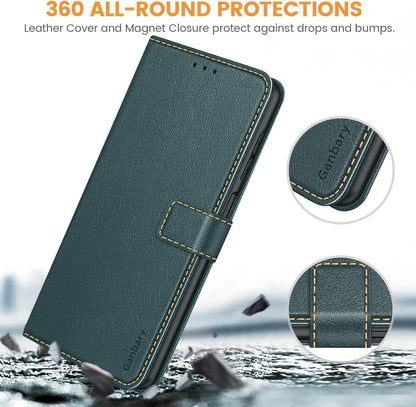 Samsung Galaxy A12 / M12 Handyhülle Leder Klapphülle Magnet Standfunktion