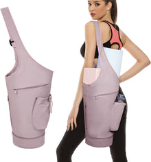 Yogatasche mit Großer Öffnung und Nassfach - Damen Yoga Tasche für