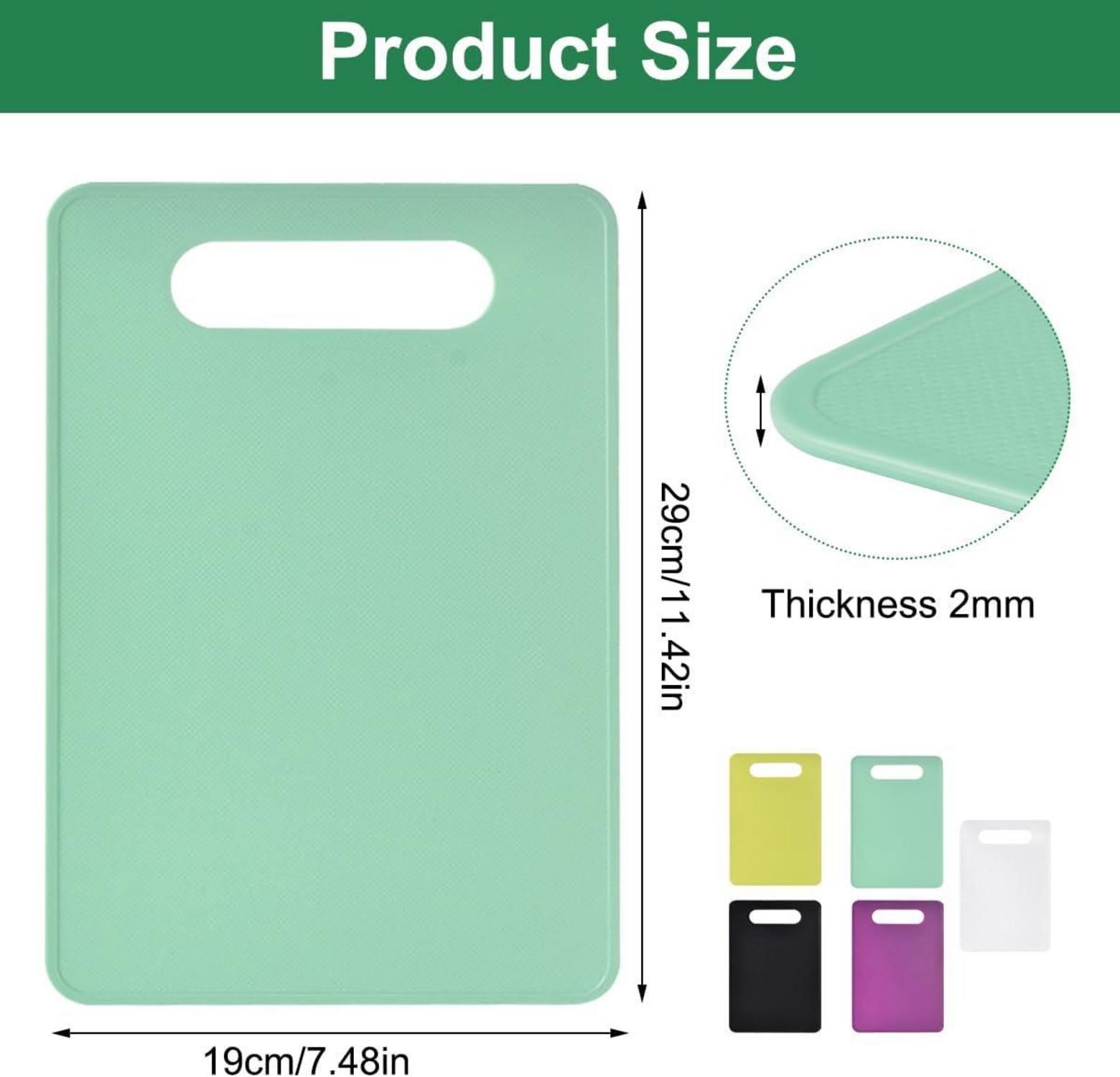 5er Set Rutschfestes Kunststoff Schneidebrett