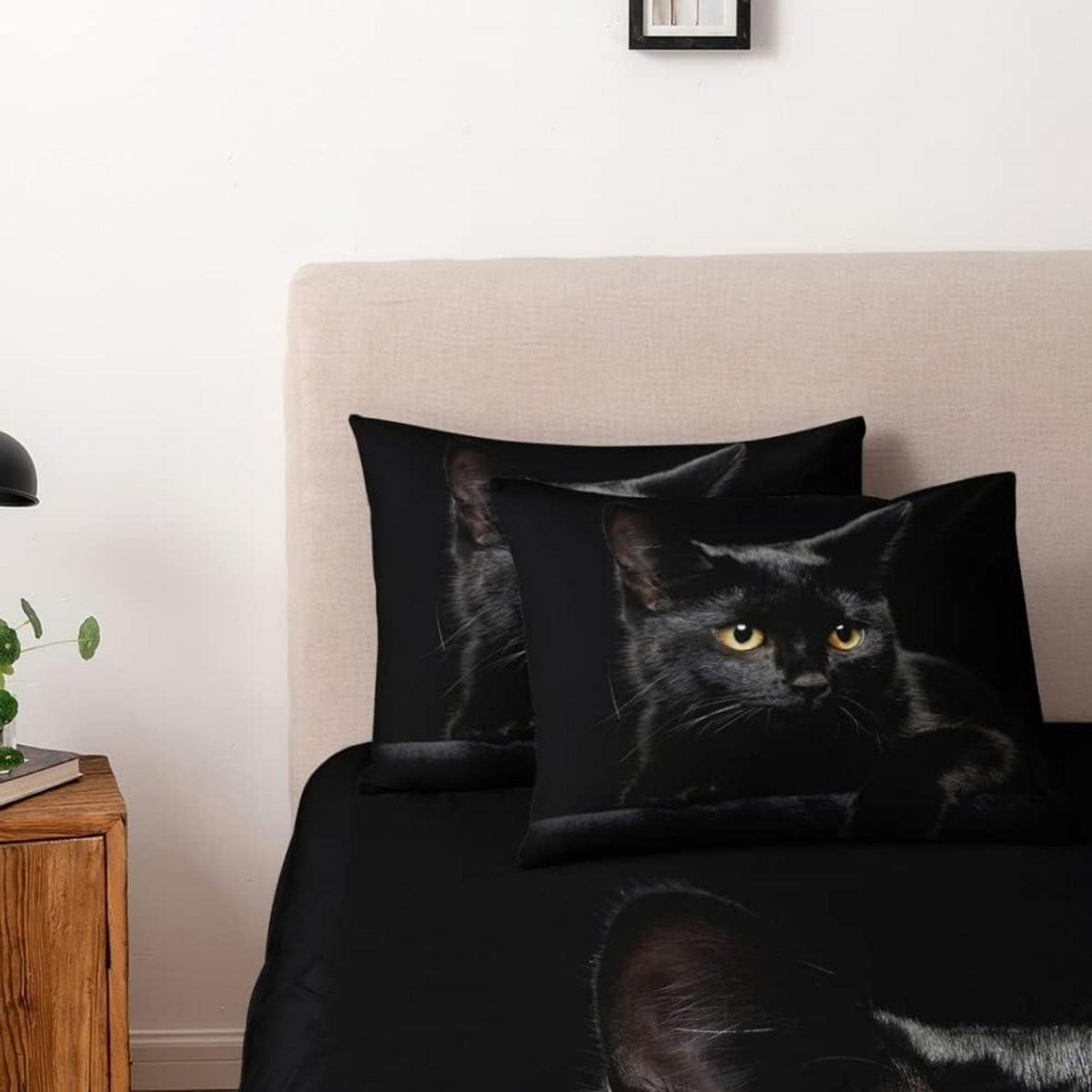 3D Katzen Bettwäsche Set 200x200 | Flauschig & Weich