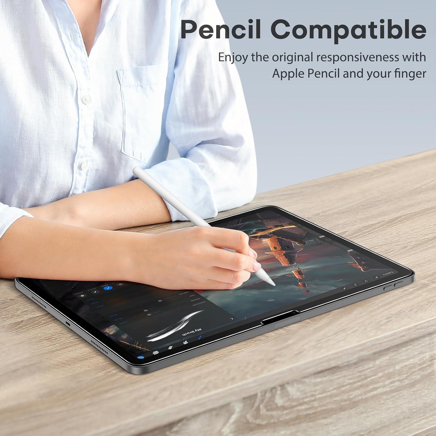 Panzer Schutz Glas iPad Air 13 Zoll / iPad Pro 13 Zoll 2 Stück 2024