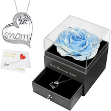 Muttertag Geschenk Ewige Rose Halskette Beste Mama der Welt