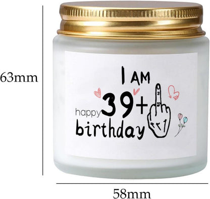 Duftkerze Lavendel im Glas 100g - Geschenk zum