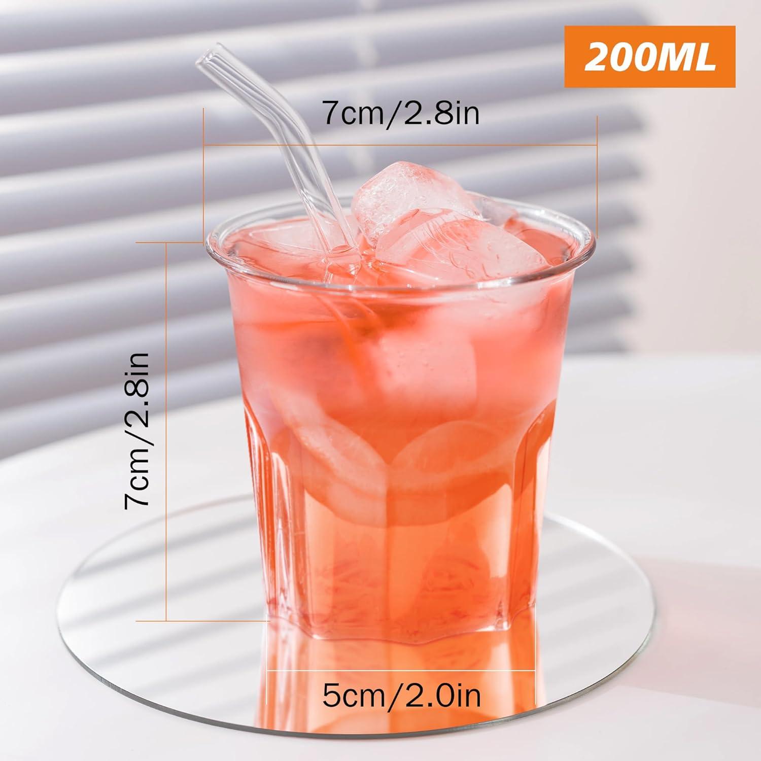 30 Stück 0,2L transparente Hartplastik Partybecher 200ML