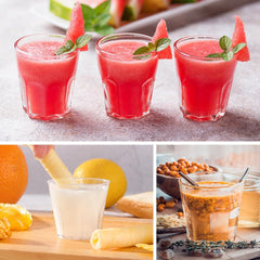 30 transparente Plastikbecher 0,2L Hartplastik Partybecher 200ML für Partys & Hochzeiten