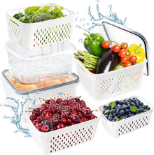 Frischhaltedosen Set 4-teilig Deckel Organizer Aufbewahrung Boxen