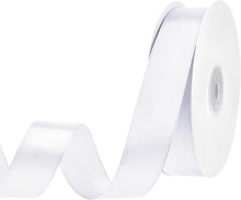 Satinband Weiß 25mm Geschenkband Hochzeit Deko 45m