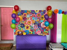 Mexikanisches Fiesta Fotografie Hintergrund Papier Blumen