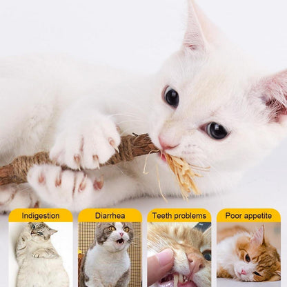 10er Set Katzenminze Sticks Matatabi Kausticks für Zahnpflege