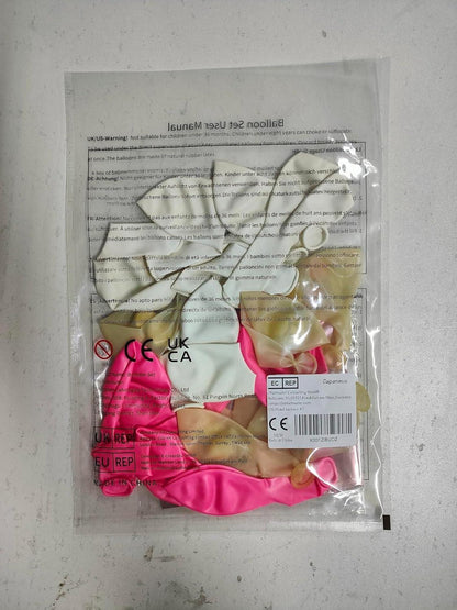 50 Rosa Luftballons Set Konfetti Herz Helium Mädchen Geburtstag