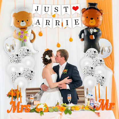 Just Married Hochzeitsballons Ballons Latexballons Hochzeitsdeko Set