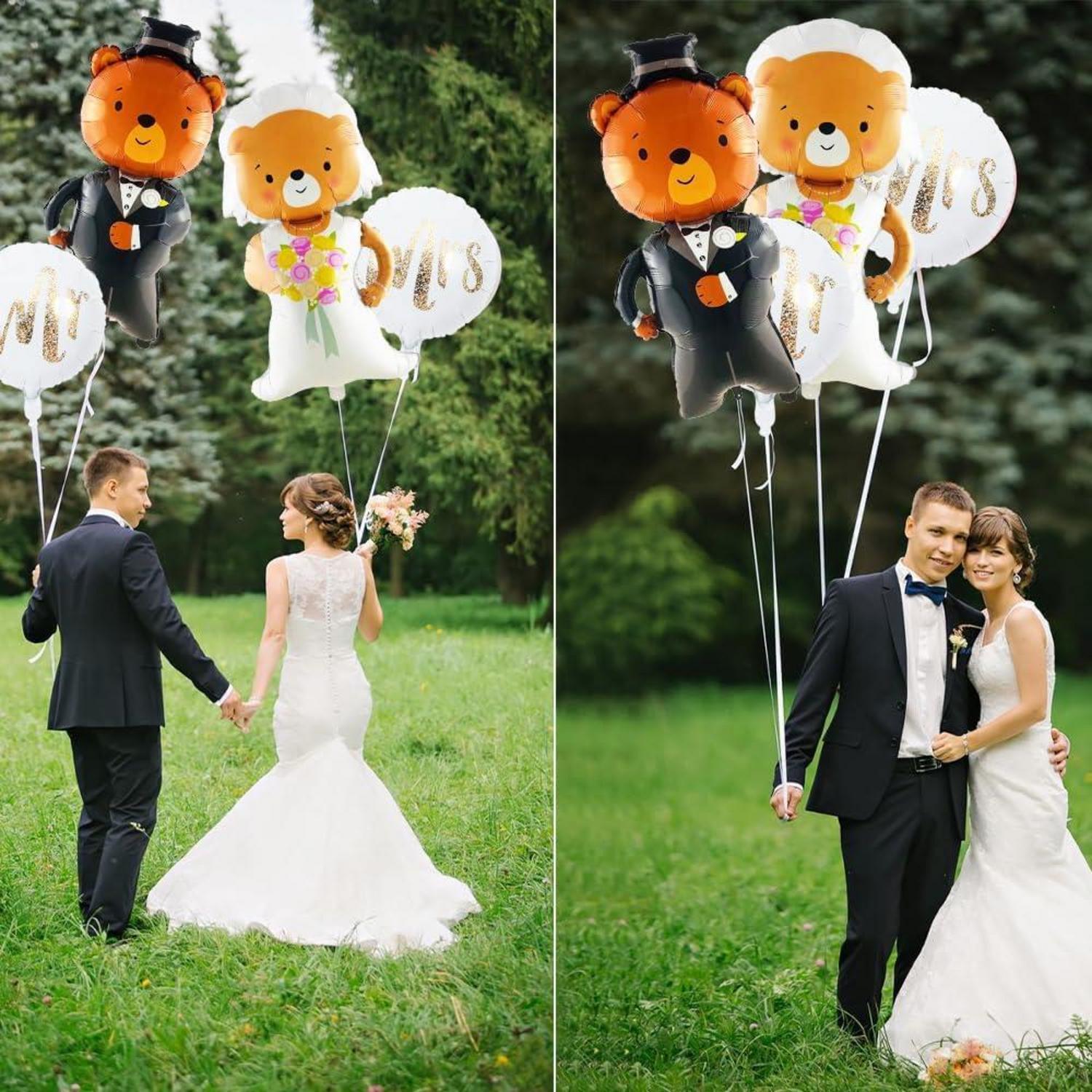Just Married Deko Hochzeitsballons 25