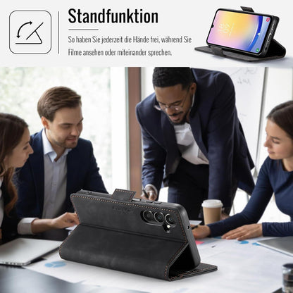 Samsung Galaxy A25 5G Handyhülle Klapphülle RFID Schutz Schwarz