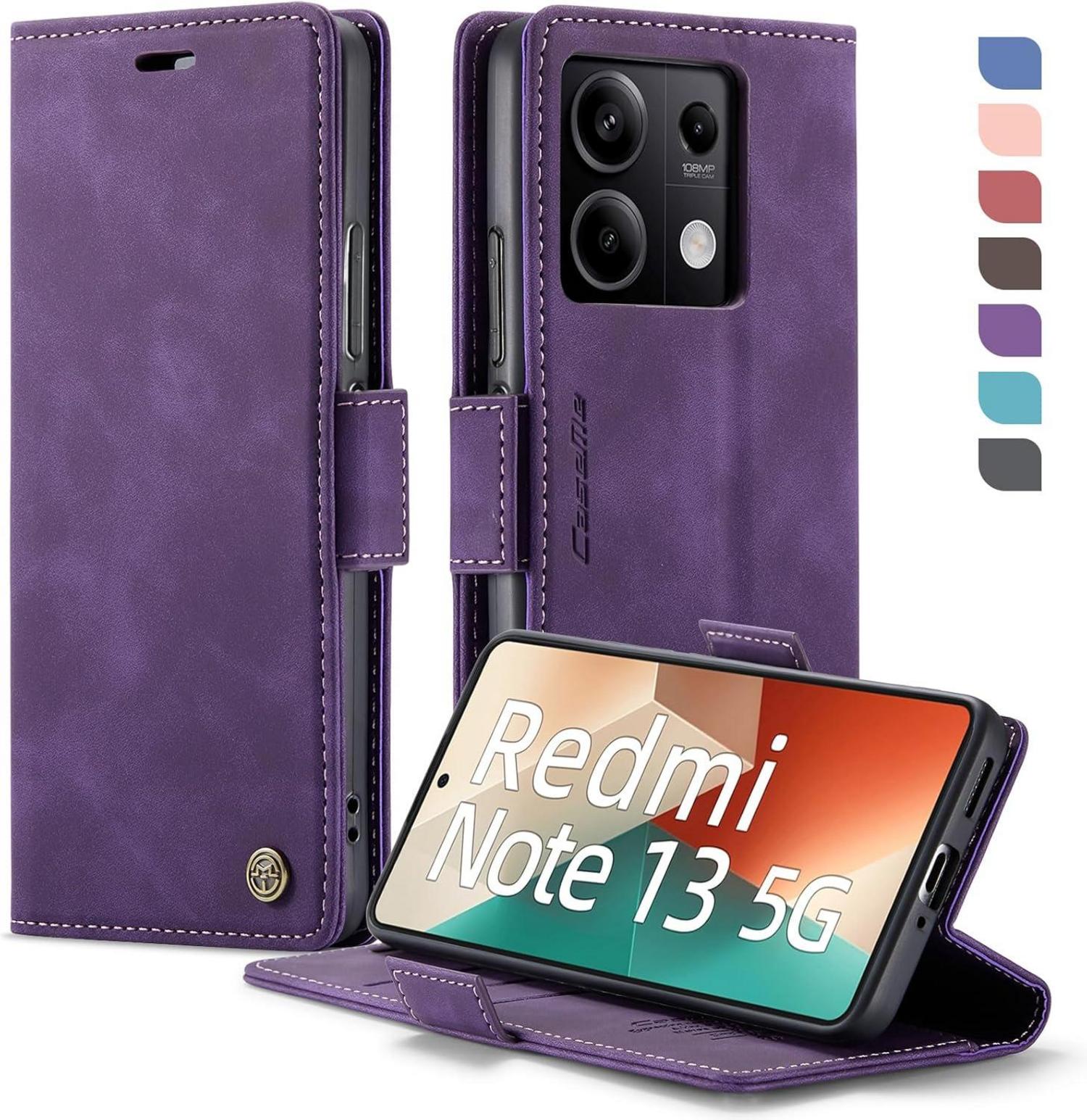Klapphülle mit RFID Schutz für Xiaomi Redmi Note 13 5G
