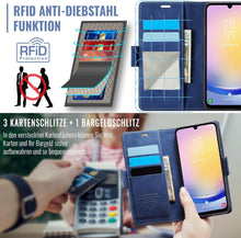 Samsung Galaxy A25 5G Handyhülle Klappbar PU Leder RFID