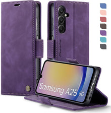 Handyhülle für Samsung Galaxy A25 5G RFID Schutz Lila