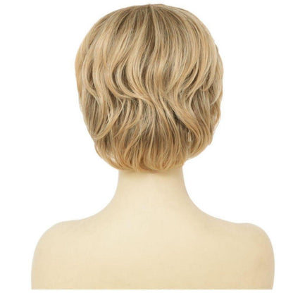 Blonde Pixie Cut Perücke – Kurz, Schichtig, Hitzebeständig