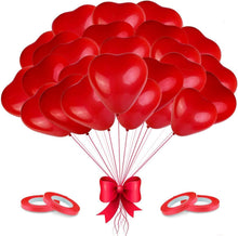 100 Stück Herzluftballons Rot Hochzeit Verlobung Valentinstag JGA