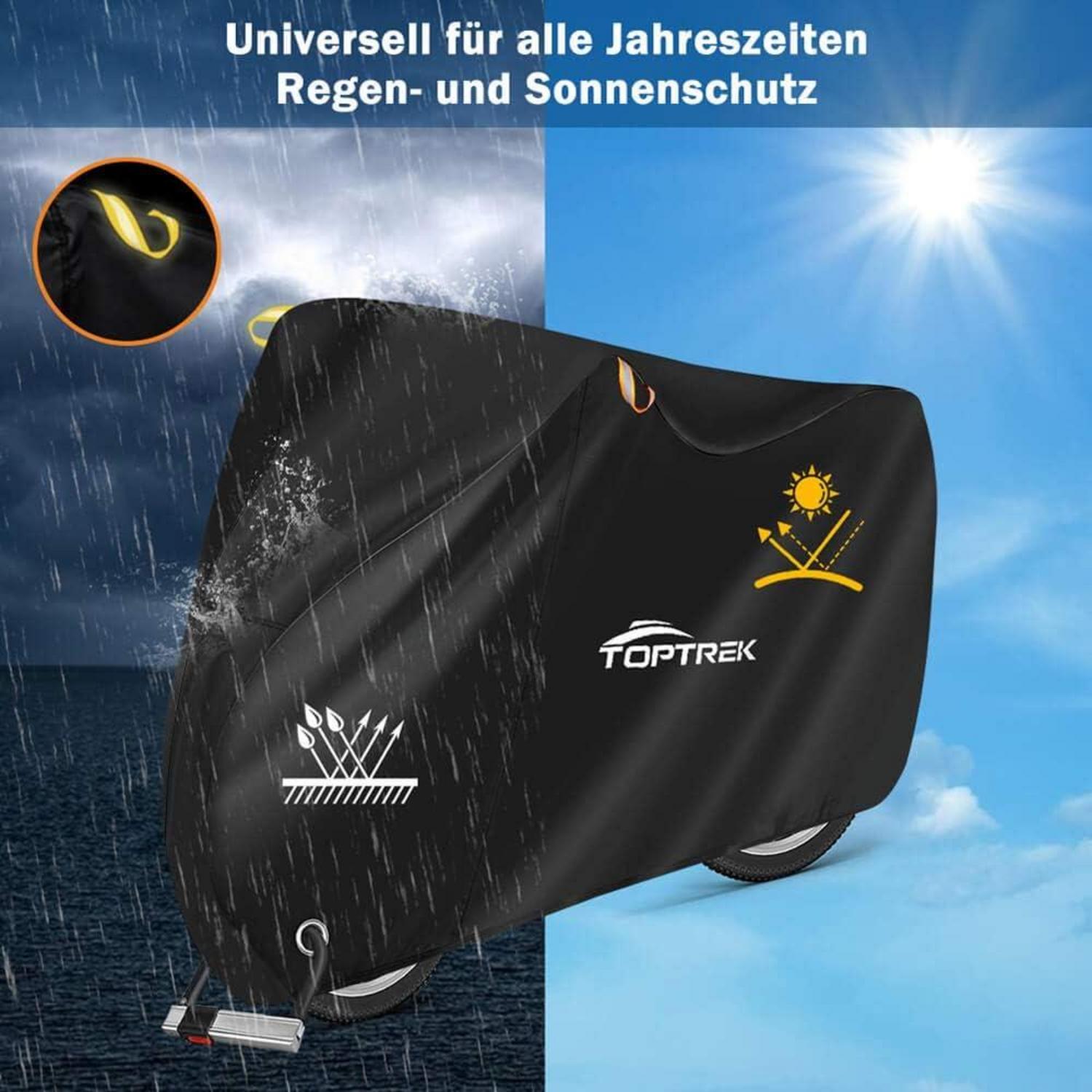 Fahrradabdeckung 3 Fahrräder 210D Oxford Wasserdicht 220x120x110cm
