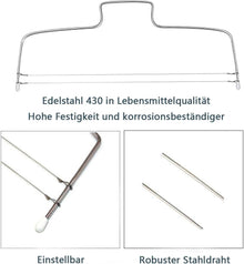 Tortenschneider Kuchenschneider mit 2 Gezahnten