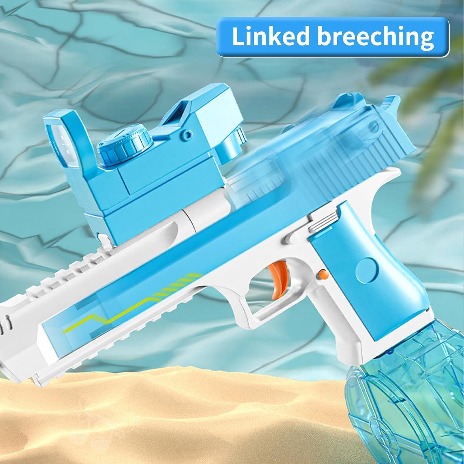 Automatische Elektrische Wasserpistole Große Reichweite Outdoor Blau