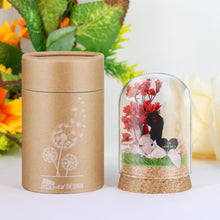 Ewige Blumen im Glas mit Geschenkbox, Liebe Geschenk