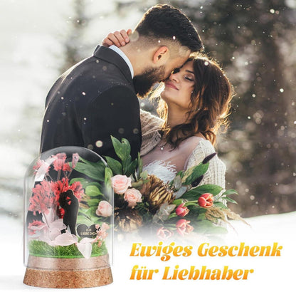 Ewige Blumen Geschenkbox Ich Liebe Dich Valentinstag Handgefertigt