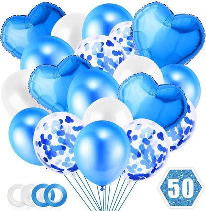 Luftballon Set Herz Latex Konfetti Ballon Bänder Wedding Party