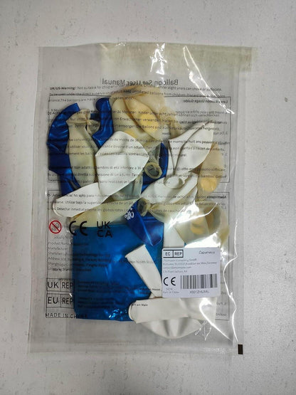 Blau Luftballons 50 Stück Herz Konfetti Helium Ballon Set