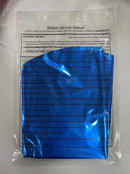 Blau Luftballons Set Herz Latex Konfetti 50 Stück für Party Dekoration