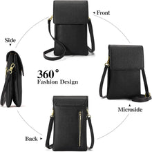 Umhängetasche Damen Handy Crossbody Tasche RFID-Schutz Vegan