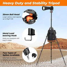 Victiv 200cm Kamera Stativ mit 360° Panorama Kugelkopf