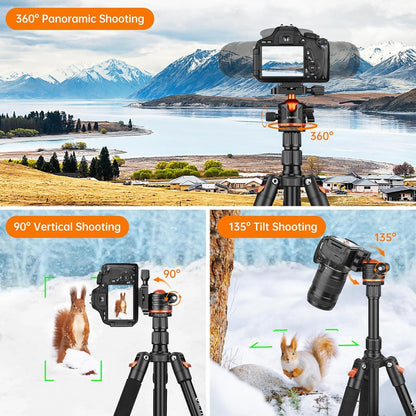 Victiv 200cm Kamera Stativ Aluminium DSLR Nikon Canon Sony Smartphone