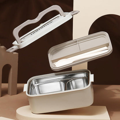 Stapelbare Edelstahl Lunchbox mit Snap-Verschluss