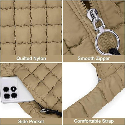 Gesteppte Umhängetasche Damen Tote Bag Puffy Crossbody Bag Stepptasche Shopper