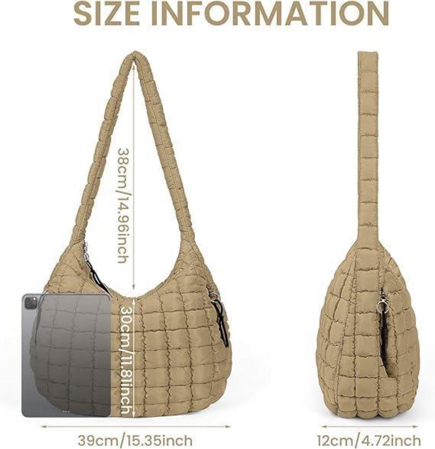 Gesteppte Umhängetasche Puffer Crossbody Bag Damen Tragetasche