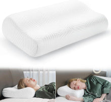 Memory Foam Nackenkissen Höheneinstellbarer Bezug 60 x 36 cm