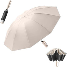 Umgekehrter Reverse Golf Regenschirm 10 Rippen groß UV-Schutz UPF 50