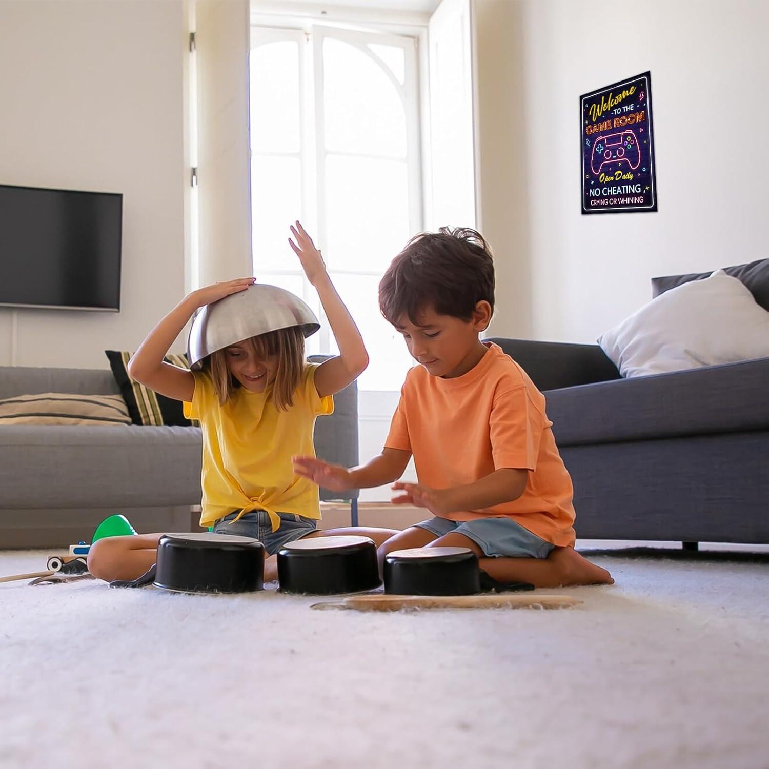 Vintage Metall Wanddekoration Spielzimmer Schlafzimmer Poster Dekor