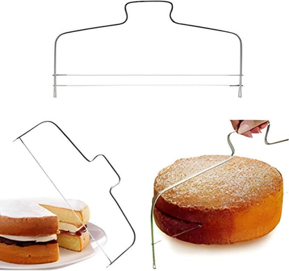 Multifunktionaler Kuchenschneider Edelstahl einstellbare Höhe