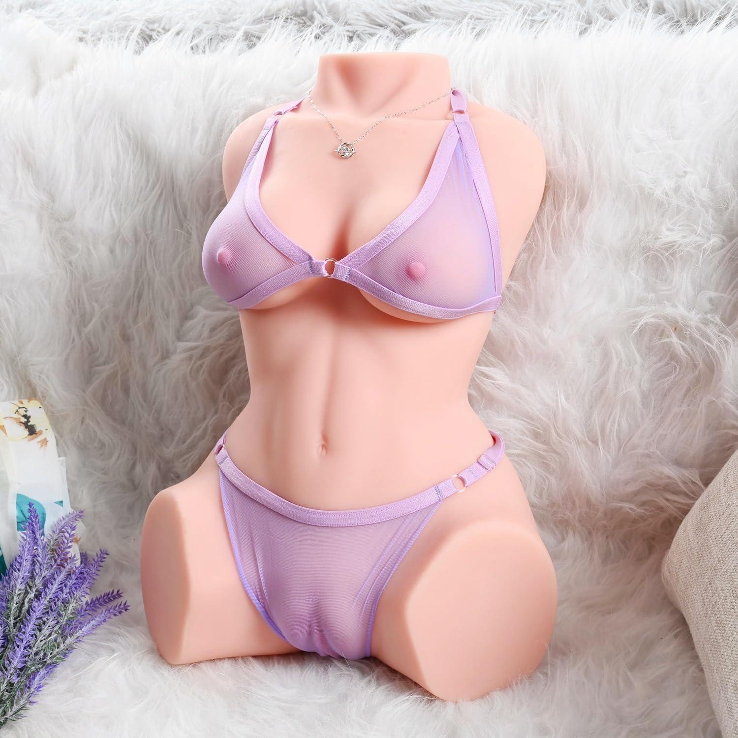 2 in 1 Sex Spielzeug für Männer Masturbator Taschenmuschi Sextoy 3D