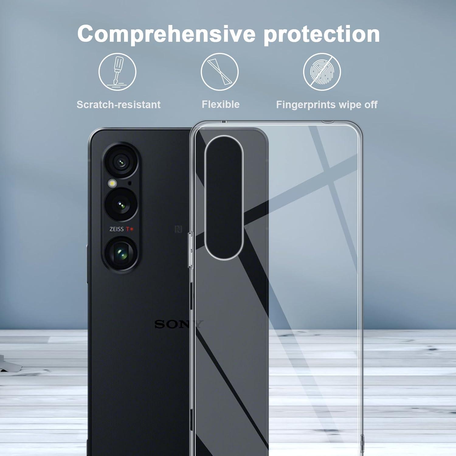 Sony Xperia 1 VI Hülle - Transparente Silikon Schutzhülle