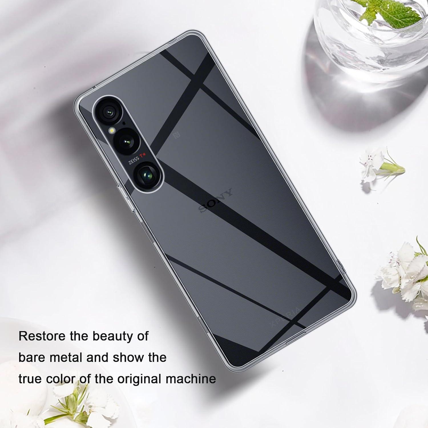 Klar Transparente TPU Hülle für Sony Xperia 1 VI Schutz Cover Ultra Dünn