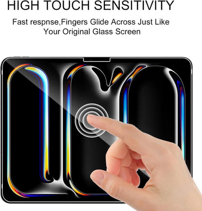 Displayschutzfolie für iPad Pro 13'' 2024/Air 13 Zoll Panzerglas HD Klar