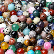 Naturstein Perlen 8mm Mehrfarbig Kristalle für DIY Schmuck