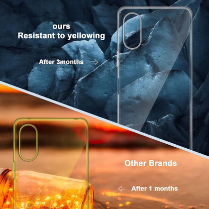 Silikon Hülle + Schutzfolie für Sony Xperia 10 VI Panzerglas 9H Transparent