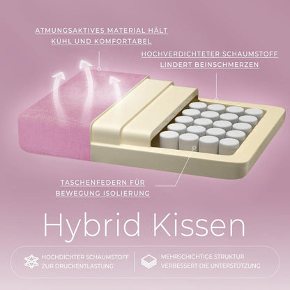 Gaming Stuhl mit Massage Lendenwirbelstütze und Fußstütze