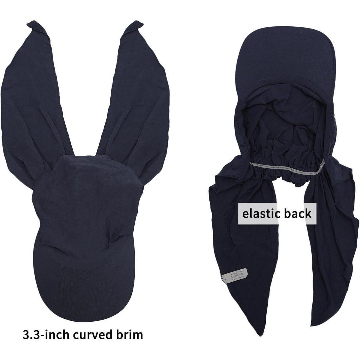 Damen Chemo Kopfbedeckung mit Krempe – Navy Blau