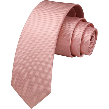 Schmale Seidenkrawatte 6cm Braun für Herren Hochzeit Party